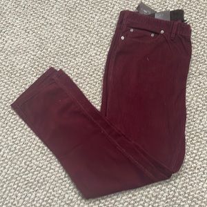 Corduroy pants brand new